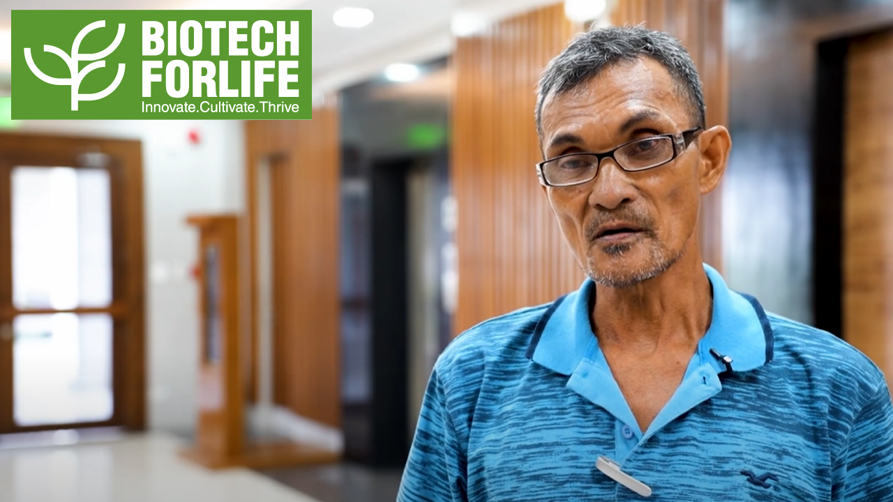 “Ito pong biotech ay magagamit ko sa pag-sasaka ko.” - Nemecio Barreto, Sto. Domingo, Nueva Ecija